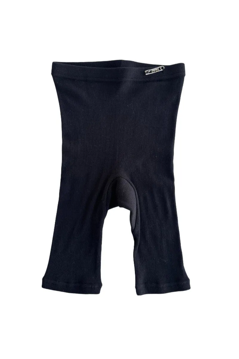 -On sale April 25th 21:00- metal biker shorts/black