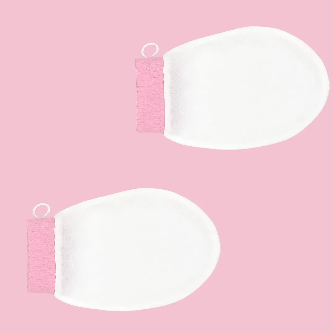 100% Silk Exfoliating Body Glove NZ - TikTok Famous Silk Exfoliating Mitt - 2 Packs