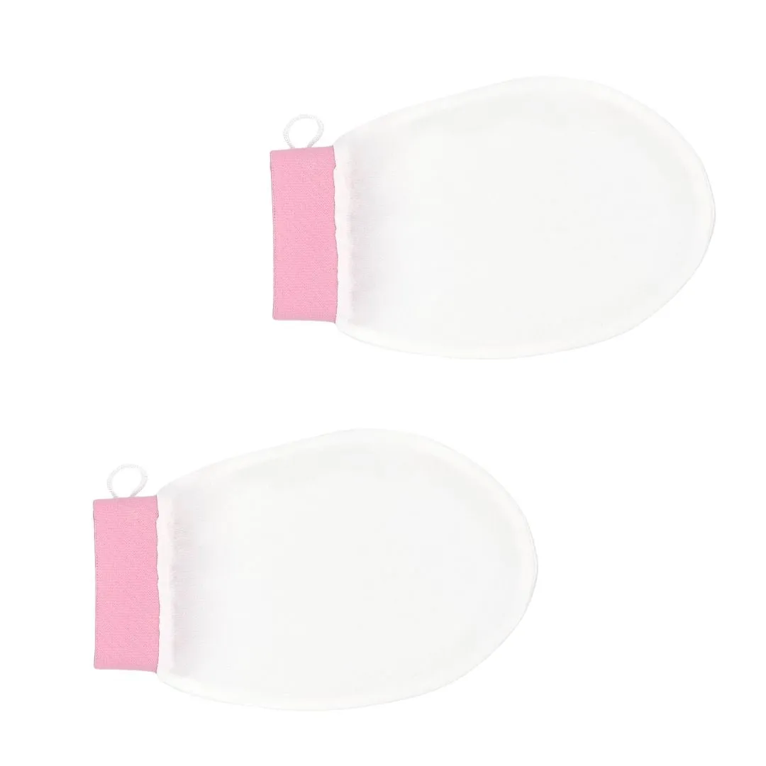100% Silk Exfoliating Body Glove NZ - TikTok Famous Silk Exfoliating Mitt - 2 Packs
