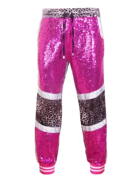 2 LEFT! (2XL) &  (3XL) Sassy Snow Leopard | Jazzy Joggers | Unisex