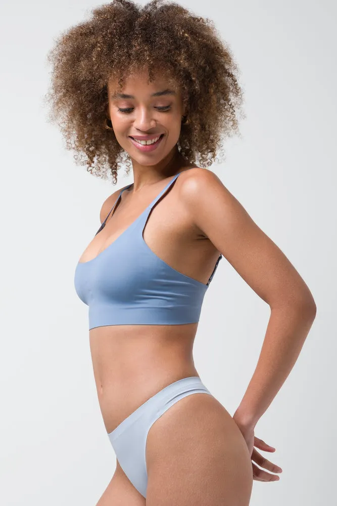 2 Pack Bonded Thongs Blue