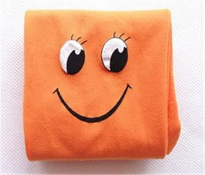 2016 Autumn velvet Lovely smiley face High elasticity Good quality Kids tights for girls children tights 3-8 year girls tights