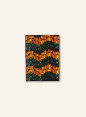 A5 Notebook - Black Feather Boa