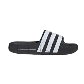 Adidas Men's Adilette 22 Slides - Core Black / Cloud White