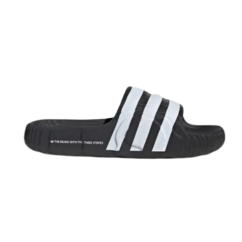Adidas Men's Adilette 22 Slides - Core Black / Cloud White