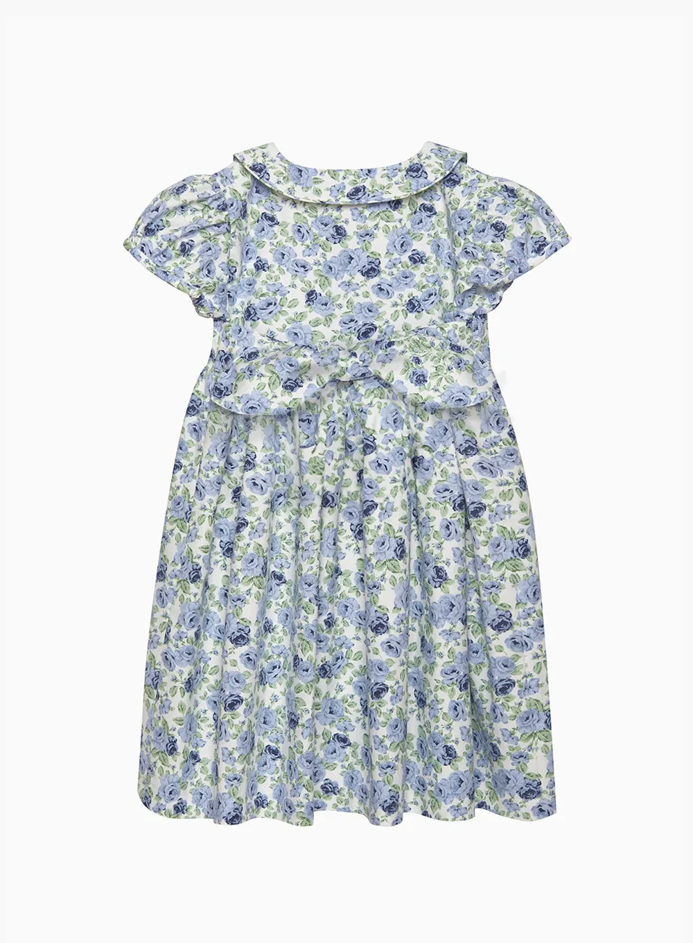 Alice Double Breasted Dress in Blue Rose