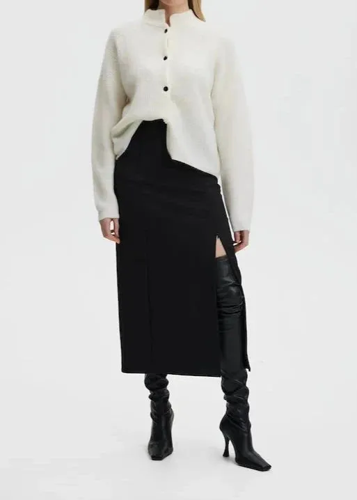 ALPHAGZ SHORT CARDIGAN | IVORY
