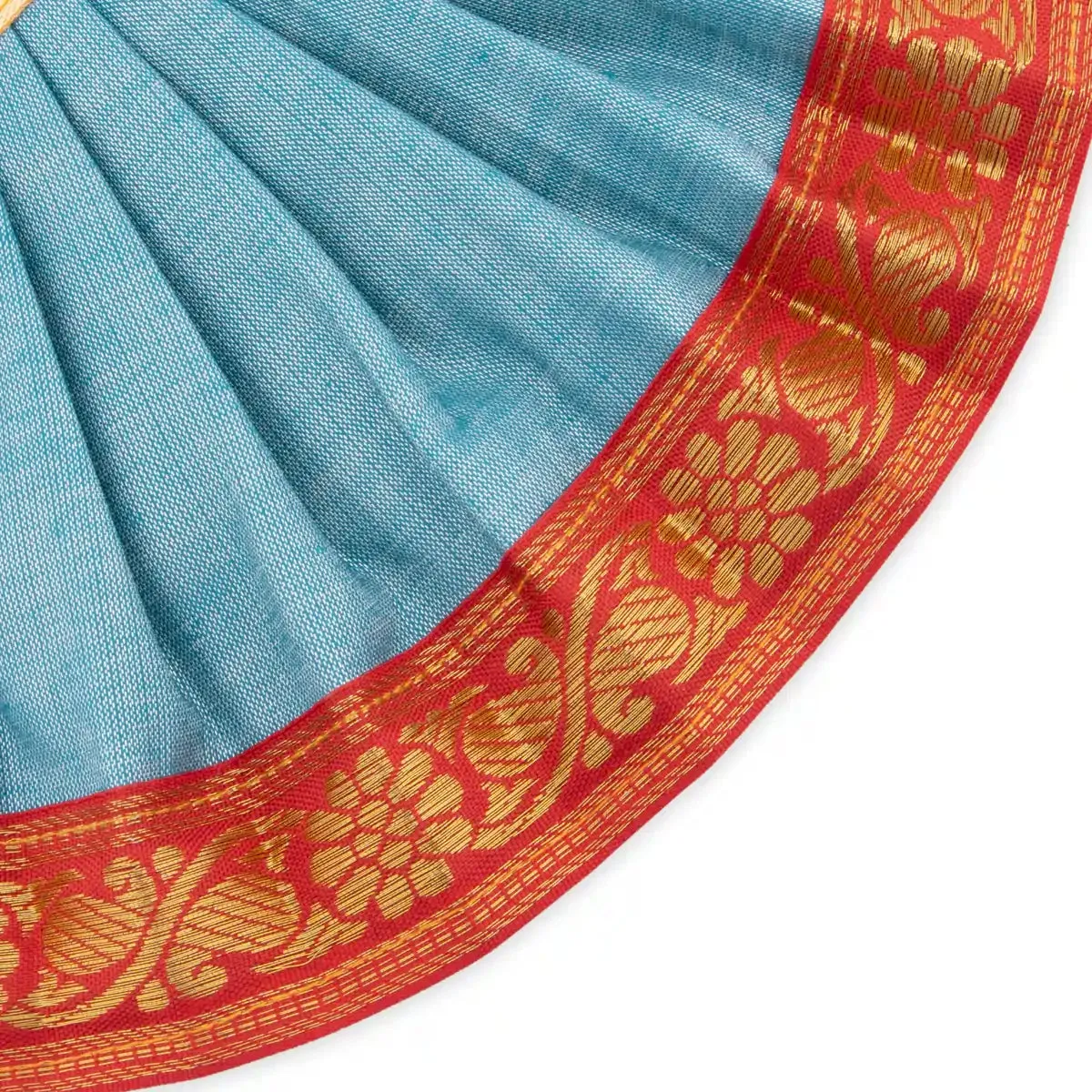 Amman Pavadai - 5 x 9 Inches | Tissue Silk Devi Vastra/ Mata Dress/ Mata Poshak for Deity/ Assorted Colours