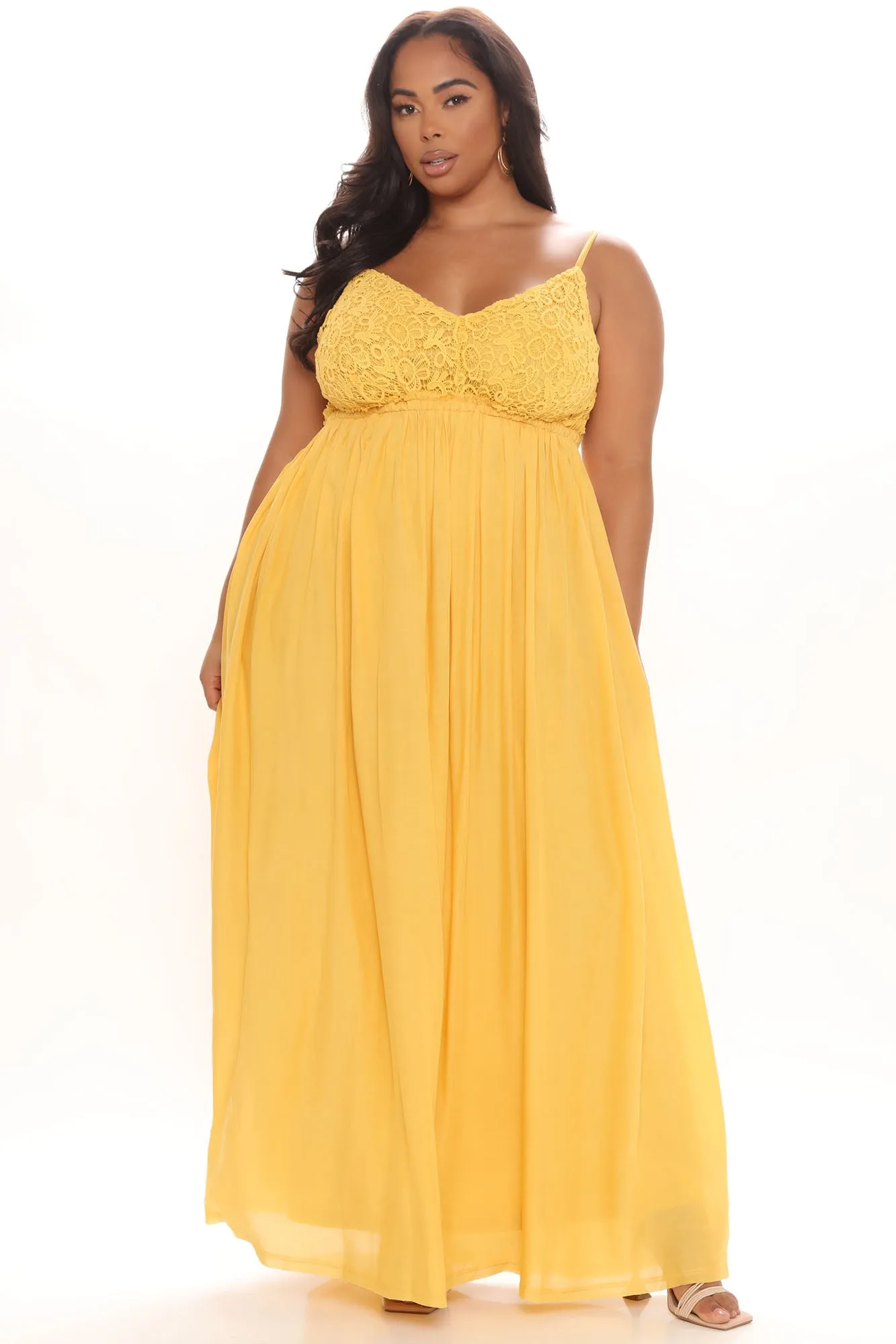 Ancient Rome Dress - Mustard