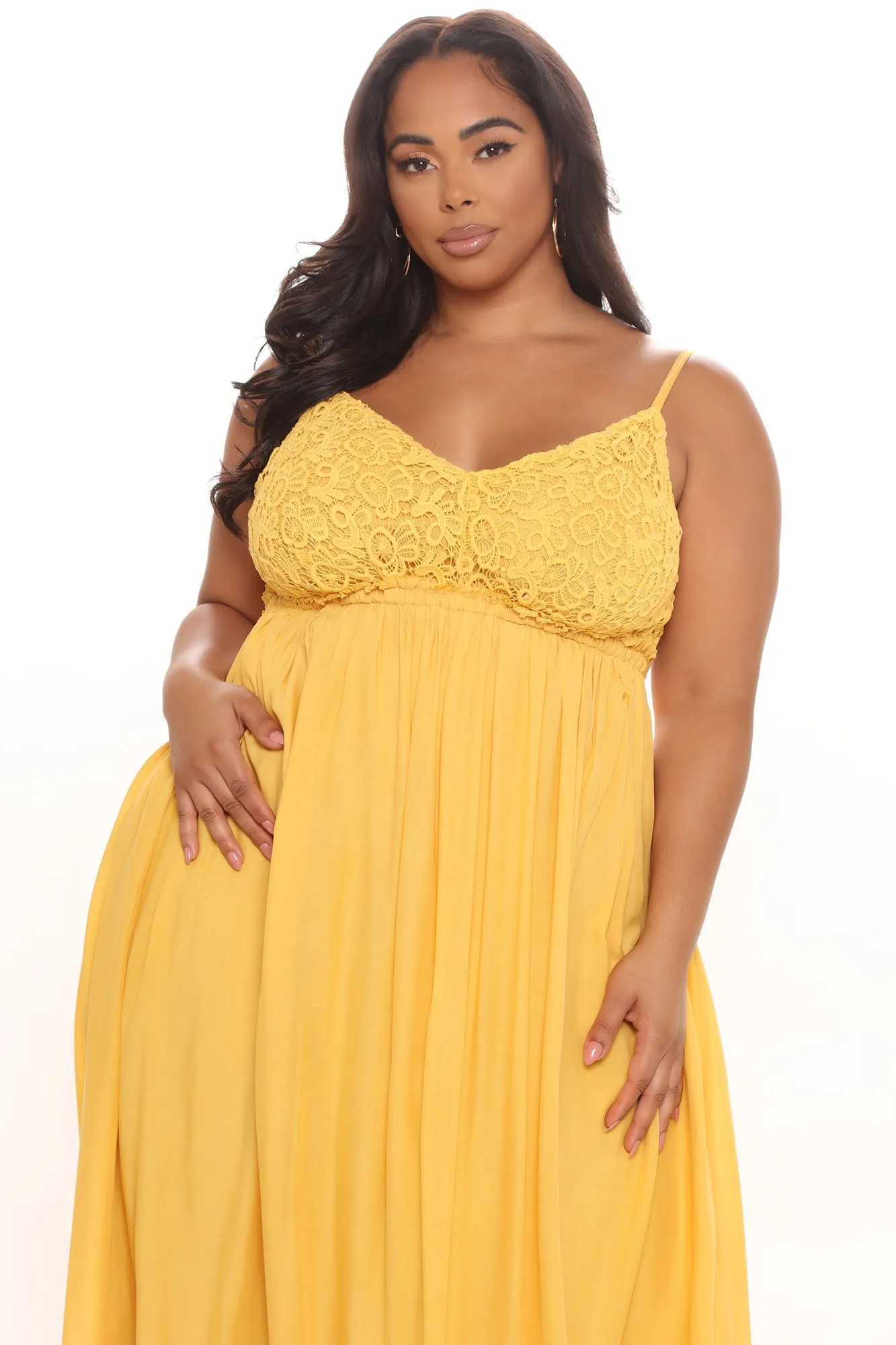 Ancient Rome Dress - Mustard