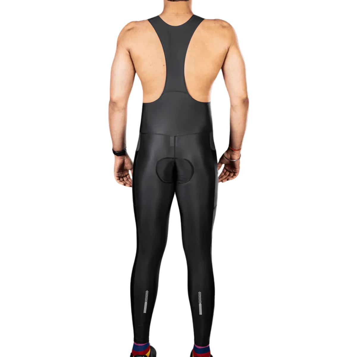 Apace Gel Padded Men's Cycling Bib Full Tights (Nightrider)