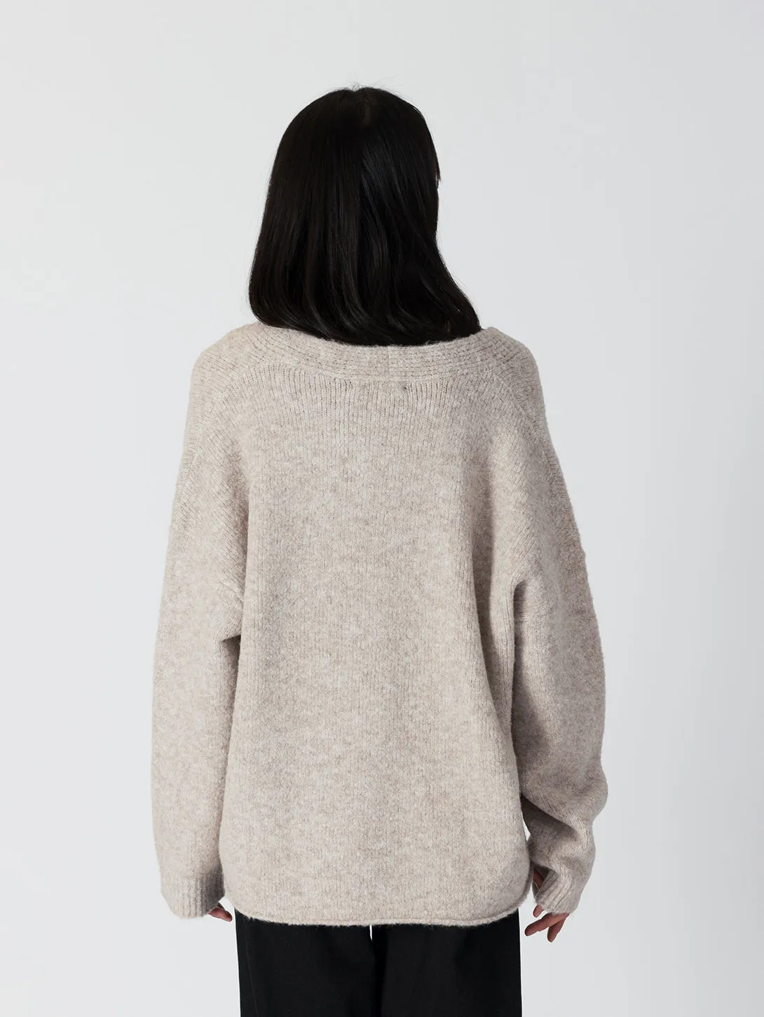 Asher Oversized Cardigan - Oat