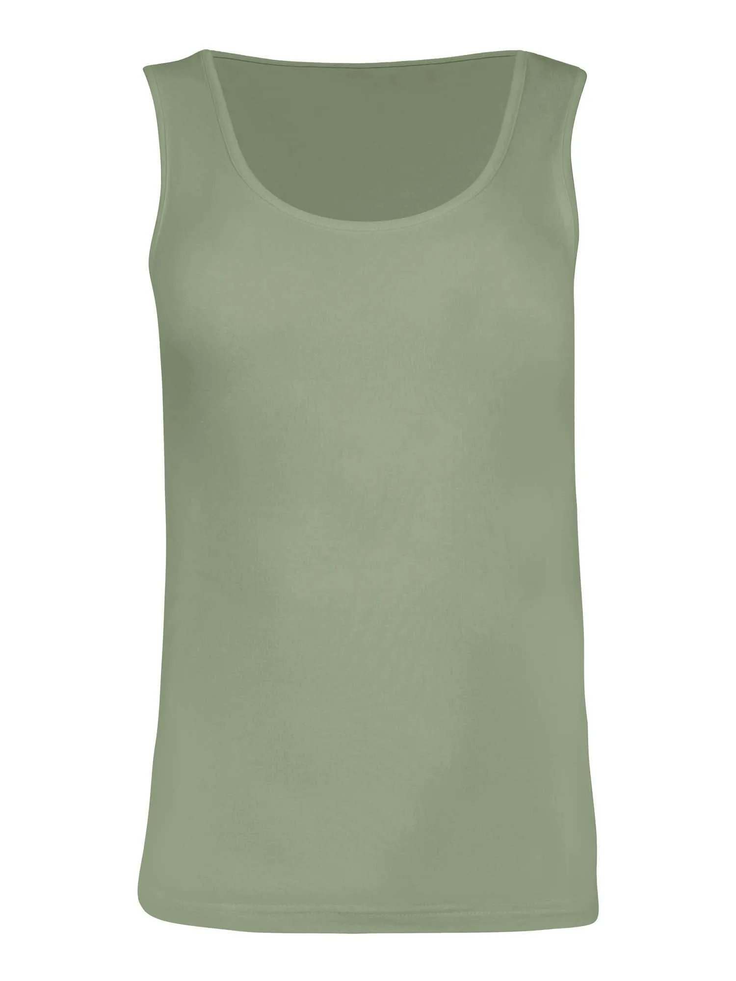 Bamboo Classic Singlet - Eucalyptus