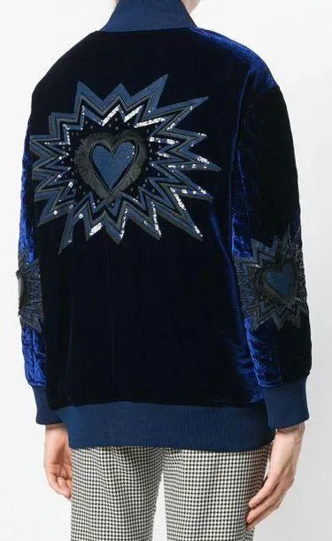 Blue Bomber Jacket