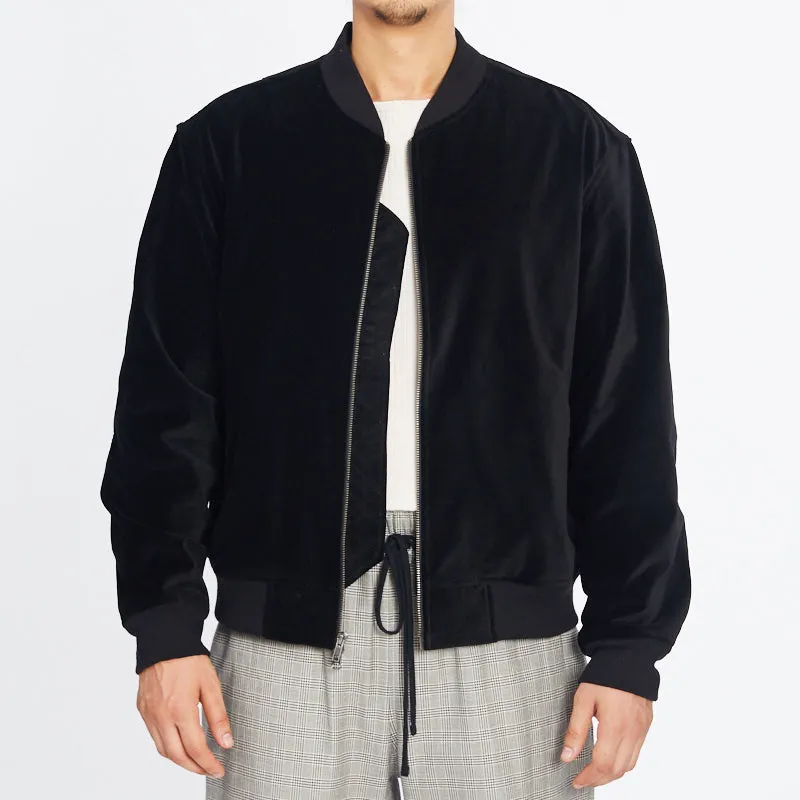 Bomber Jacket - Black Velvet