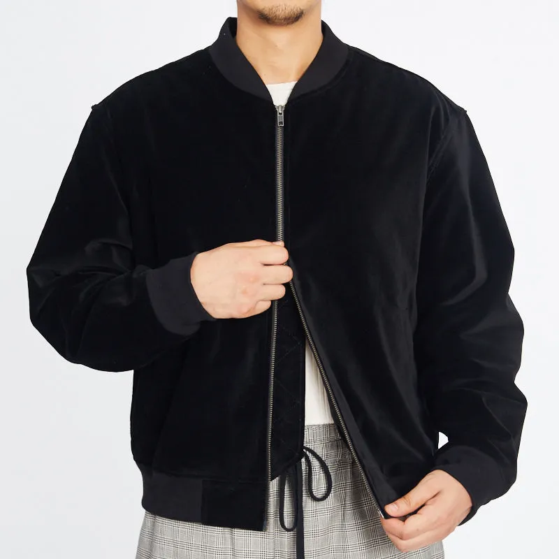 Bomber Jacket - Black Velvet