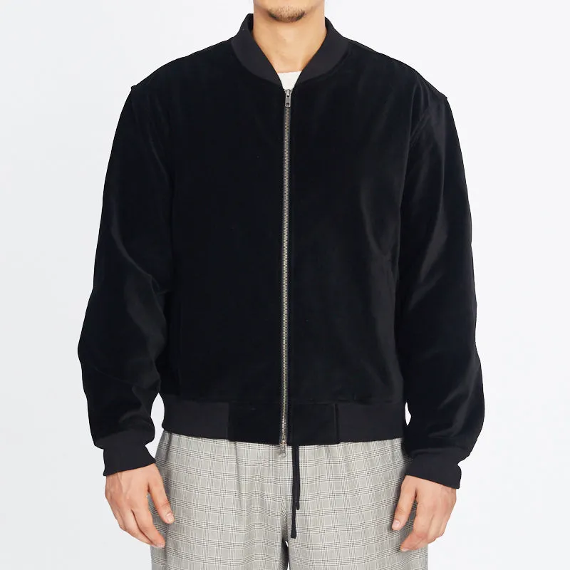 Bomber Jacket - Black Velvet