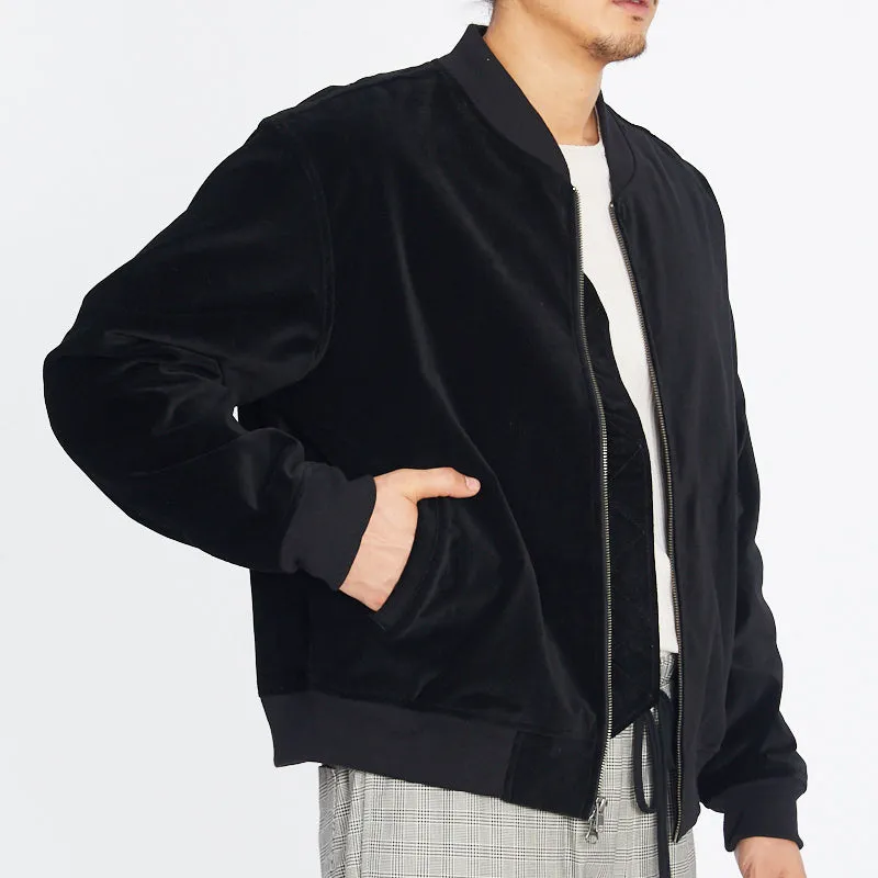 Bomber Jacket - Black Velvet