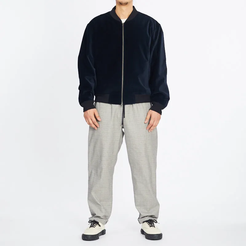 Bomber Jacket - Navy Velvet