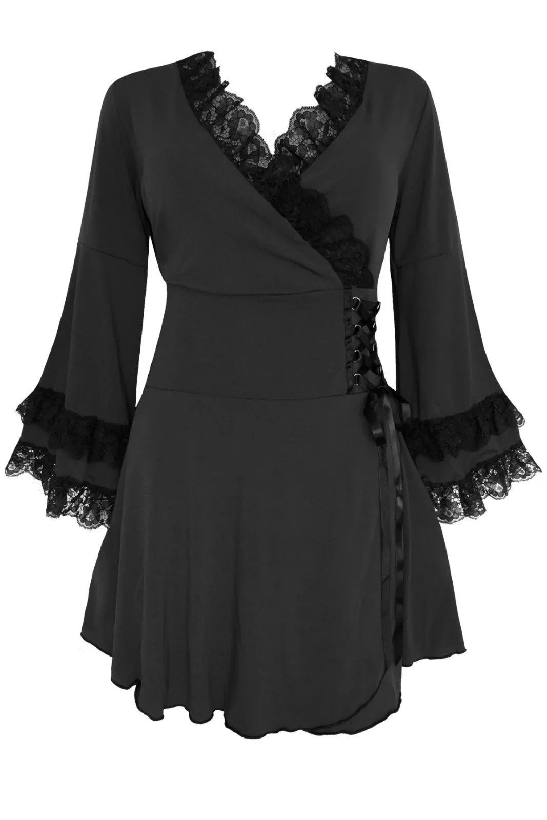 Buccaneer Pirate Costume with Victoria Top, Black