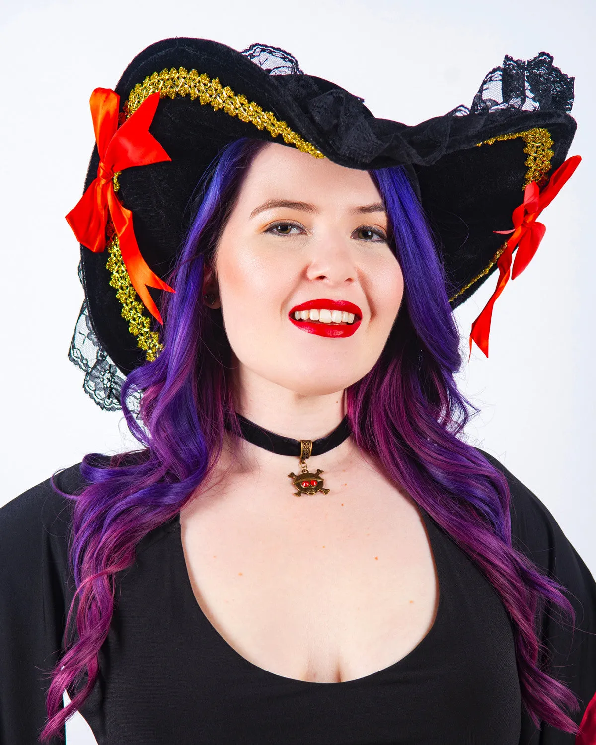 Buccaneer Pirate Costume with Victoria Top, Midnight
