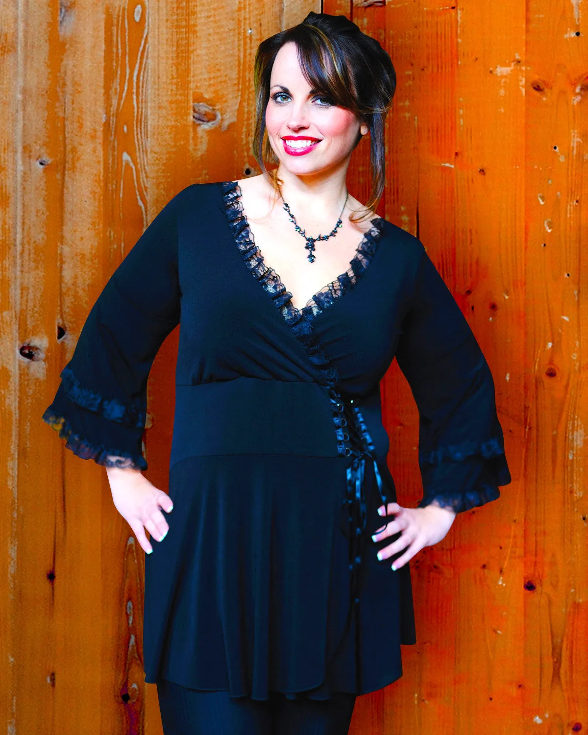Buccaneer Pirate Costume with Victoria Top, Midnight