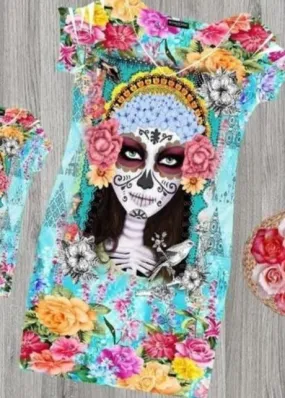 Catrina Bodycon Mini Dress Turquoise