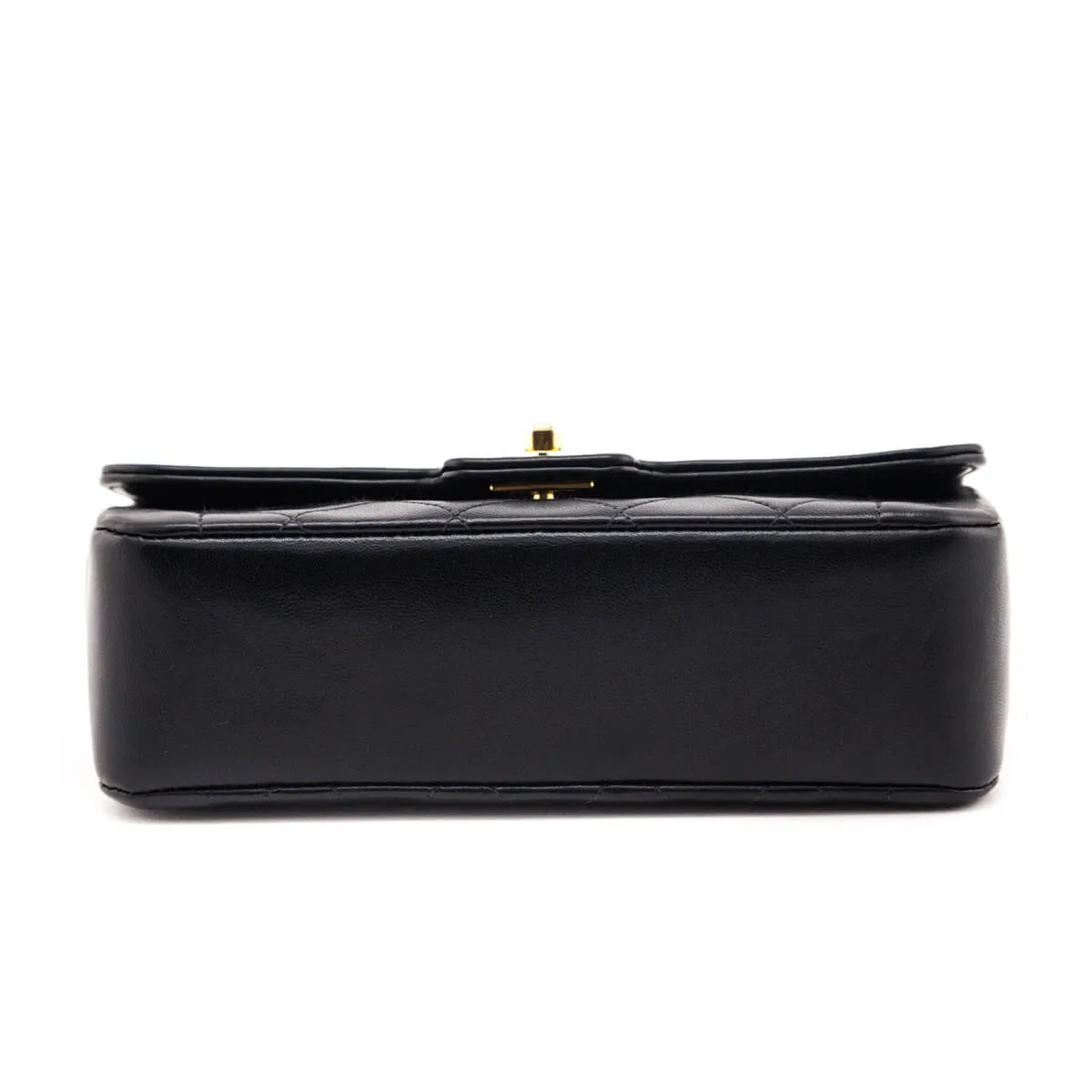 Chanel Black Quilted Lambskin Vintage Mini Diana Flap Bag