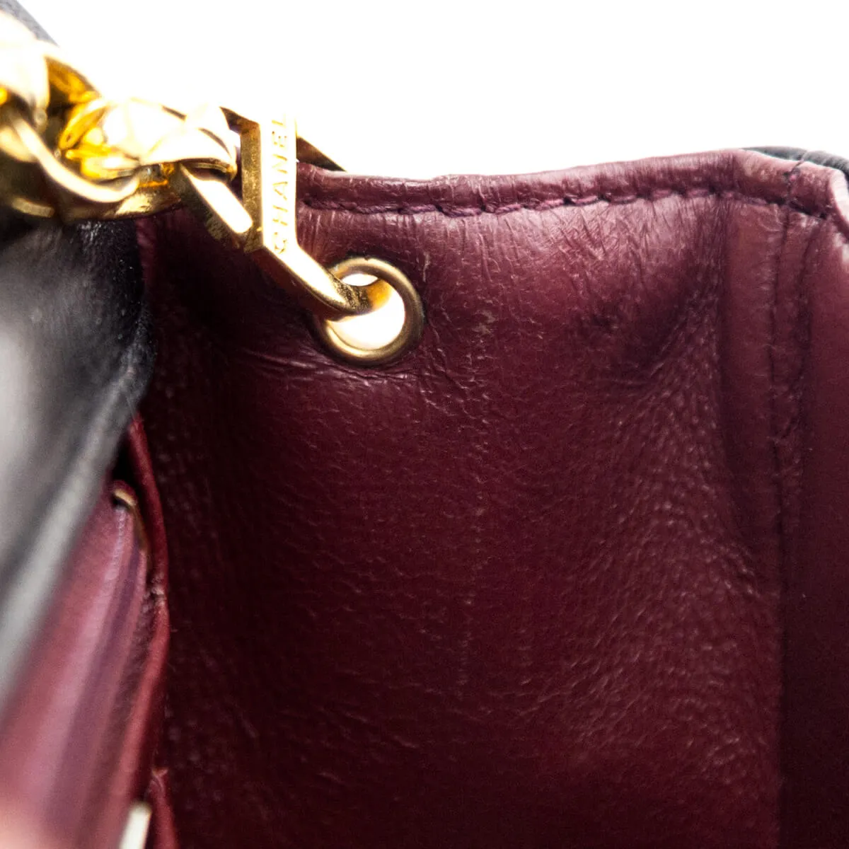 Chanel Black Quilted Lambskin Vintage Mini Diana Flap Bag