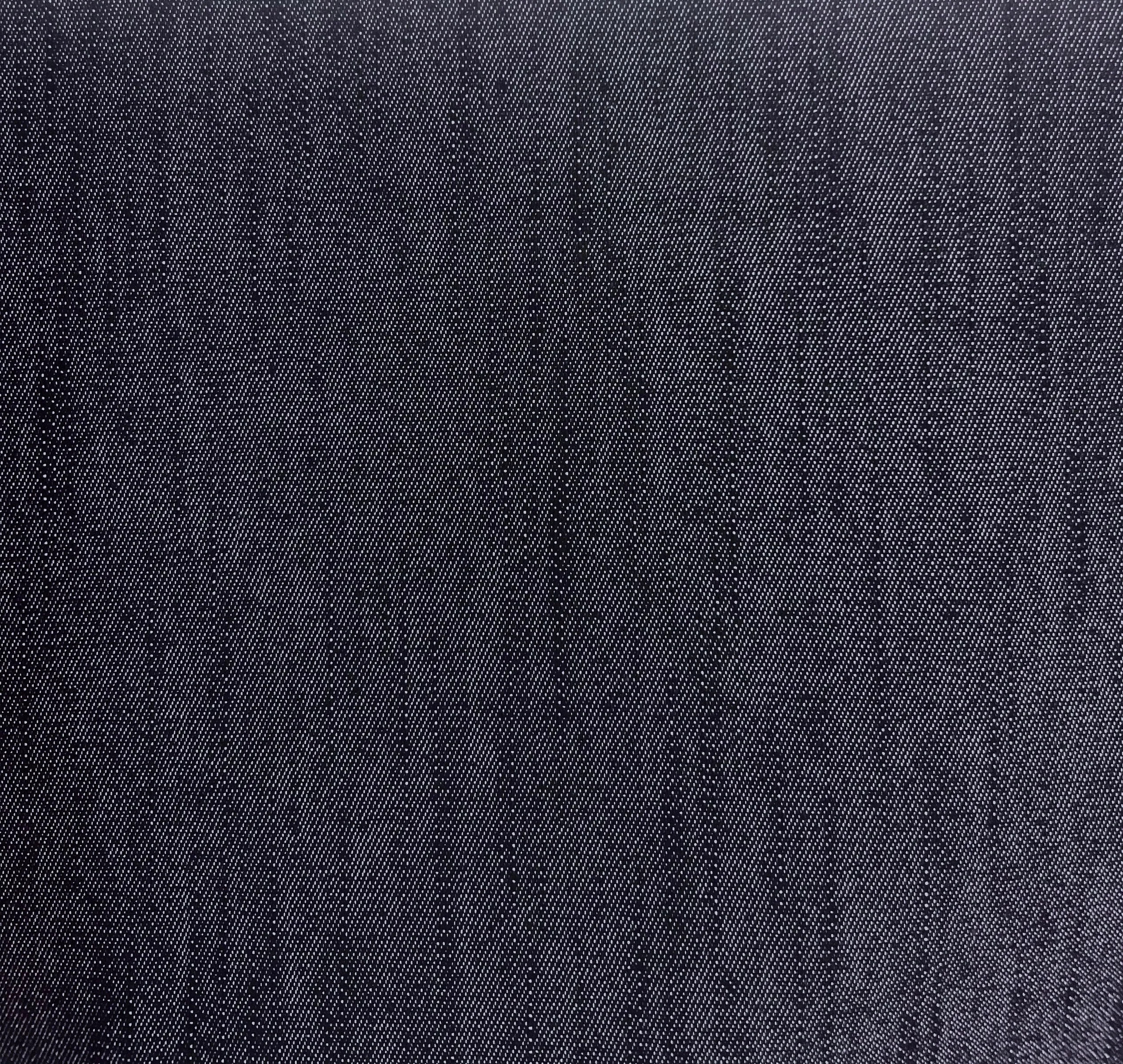 Cotton Textured Stretch Denim - Indigo