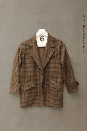 Diana Blazer - Classic Houndstooth Tweed - XS, S