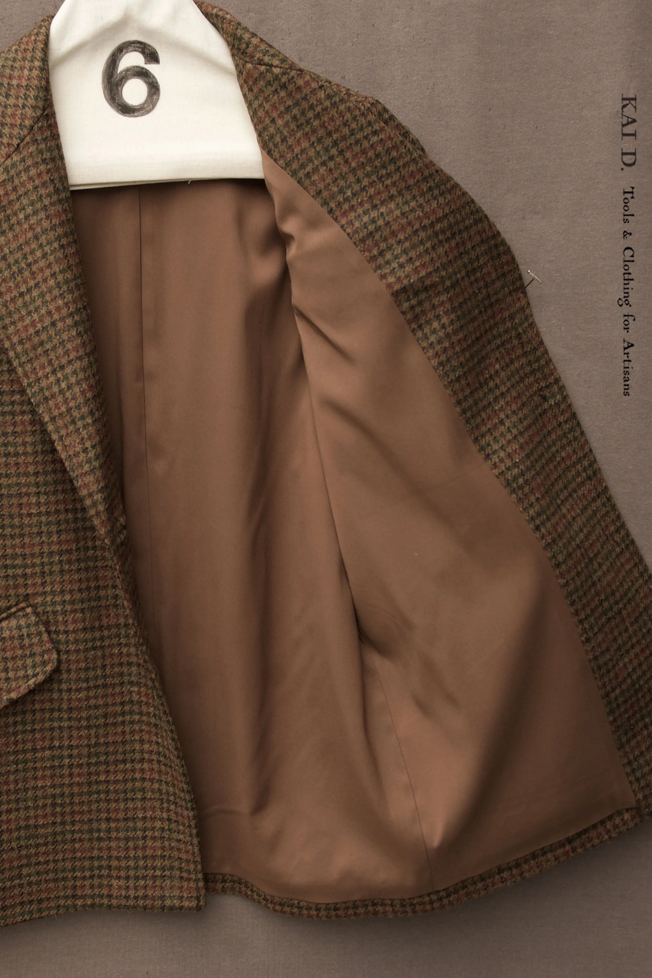 Diana Blazer - Classic Houndstooth Tweed - XS, S