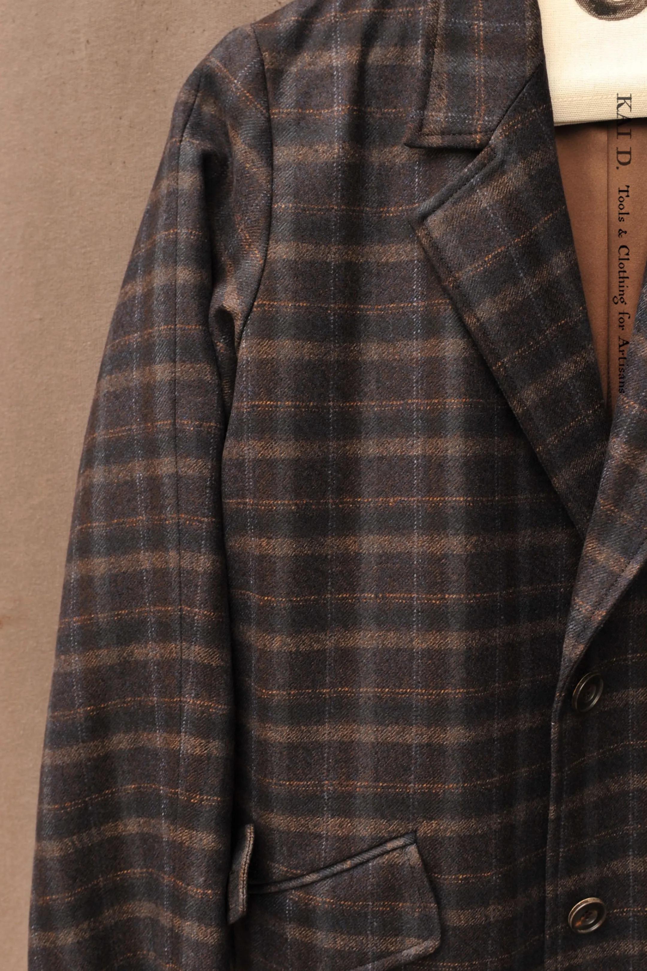 Diana Blazer - Wool Cashmere Plaid - XS, S, M