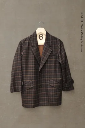 Diana Blazer - Wool Cashmere Plaid - XS, S, M
