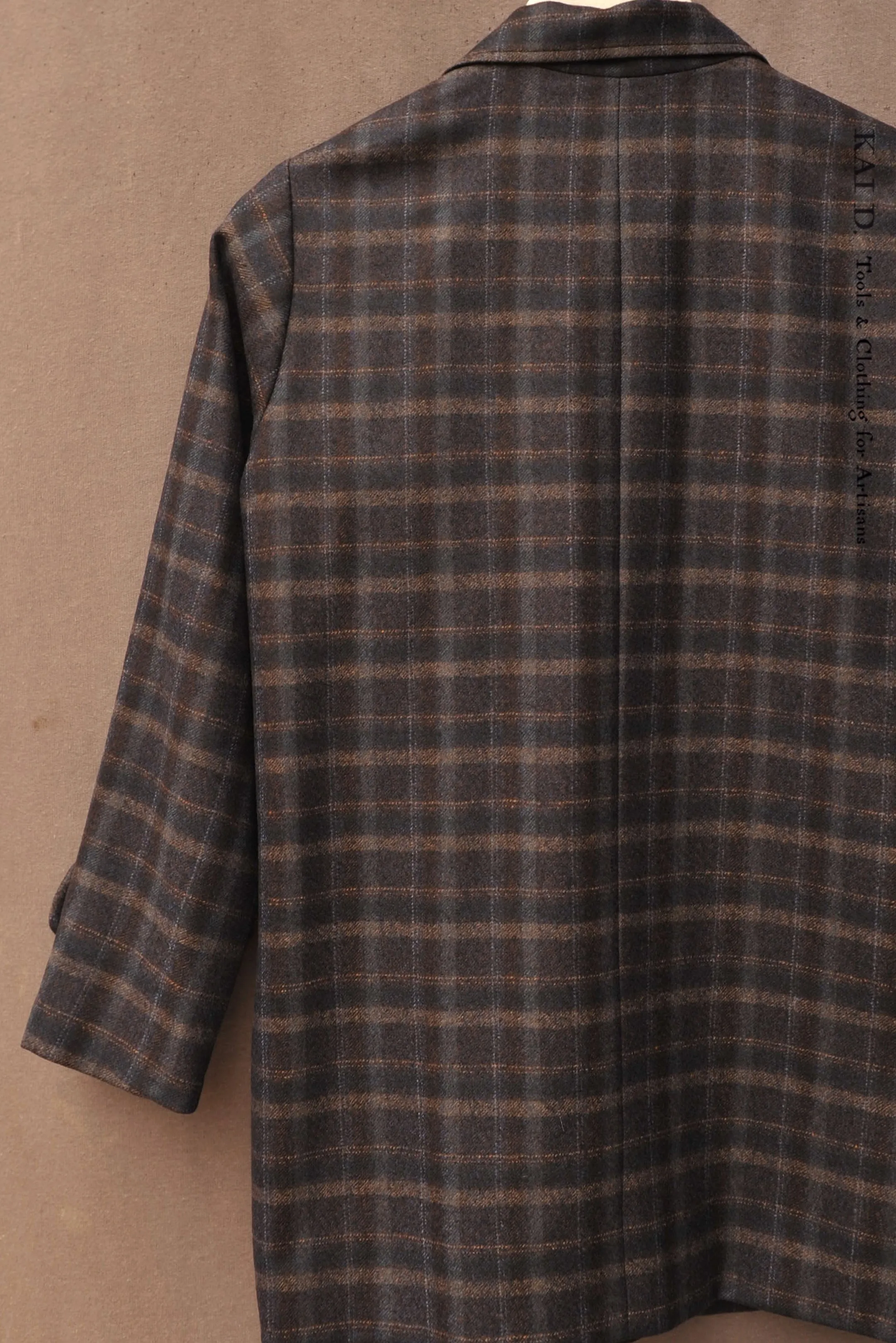 Diana Blazer - Wool Cashmere Plaid - XS, S, M