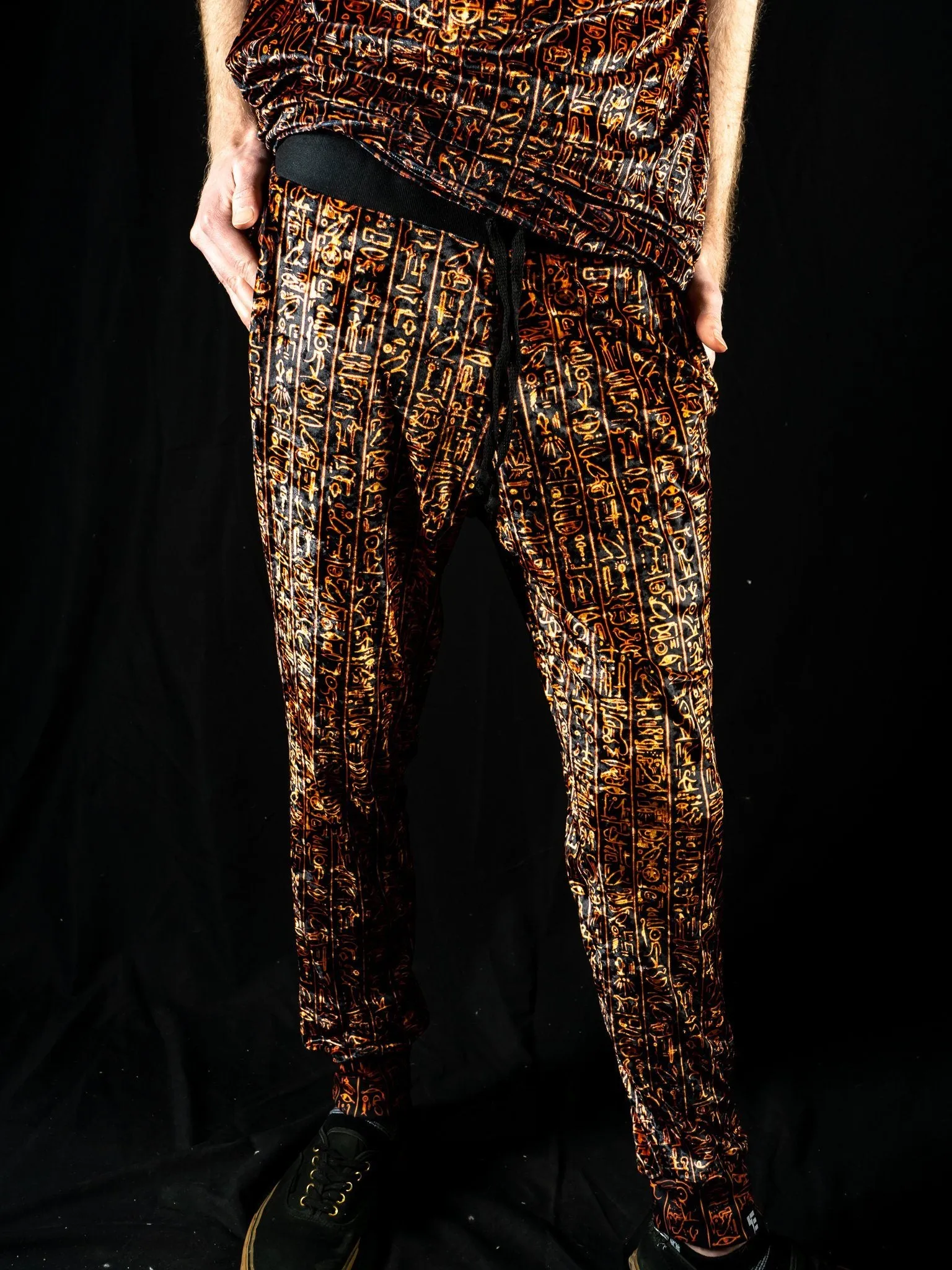 Egyptian Glyphs (Golden) Unisex Joggers