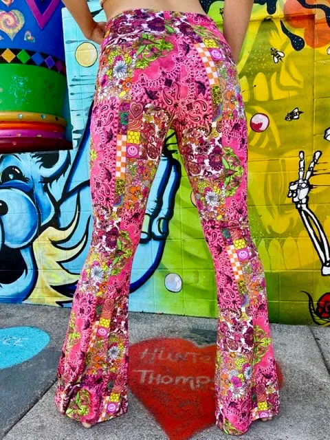 Ellie Paisley Velvet Slim Bells #2