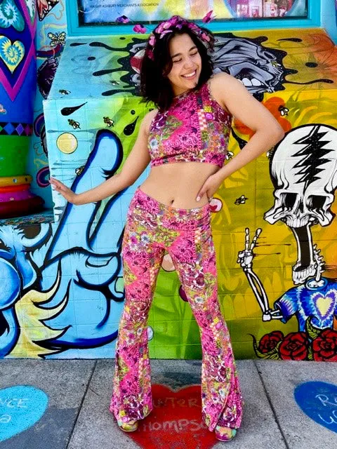 Ellie Paisley Velvet Slim Bells #2