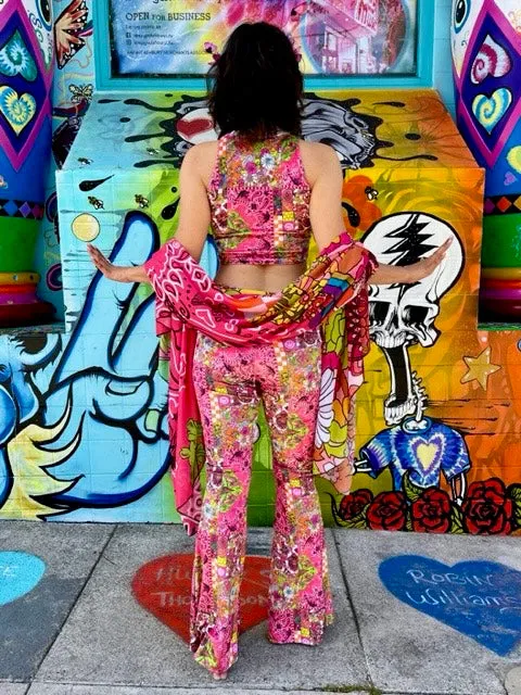 Ellie Paisley Velvet Slim Bells #2