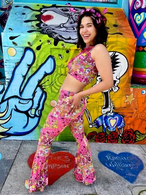 Ellie Paisley Velvet Slim Bells #2