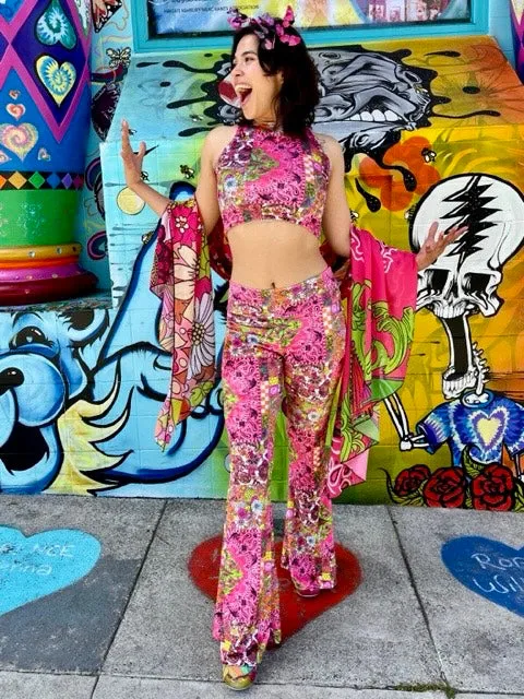 Ellie Paisley Velvet Slim Bells #2