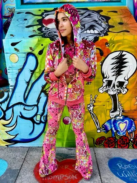 Ellie Paisley Velvet Slim Bells #2
