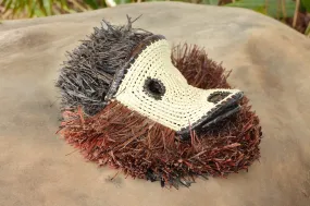 Embera Panamanian Woven Mask - Brown Chimpanzee