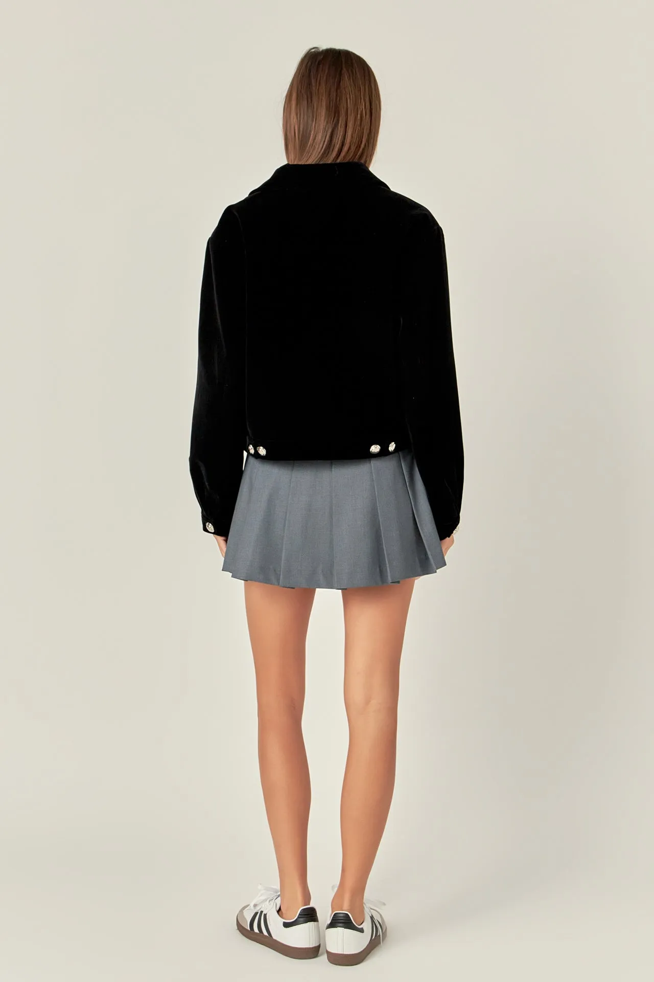 English Factory - Velvet Bomber Jacket
