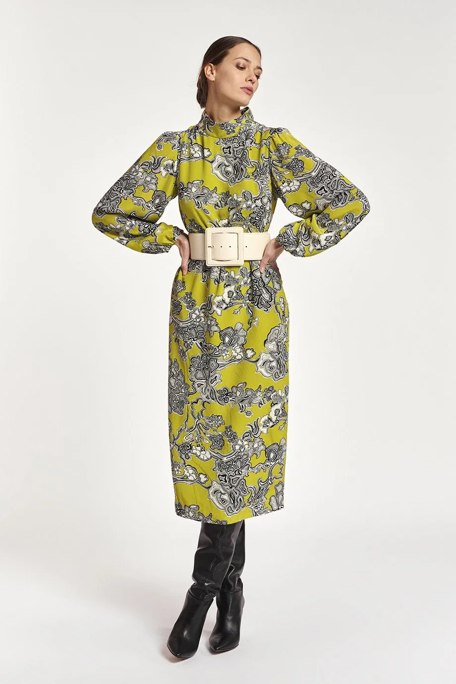 Essentiel Antwerp Anna Dress - Kiwi