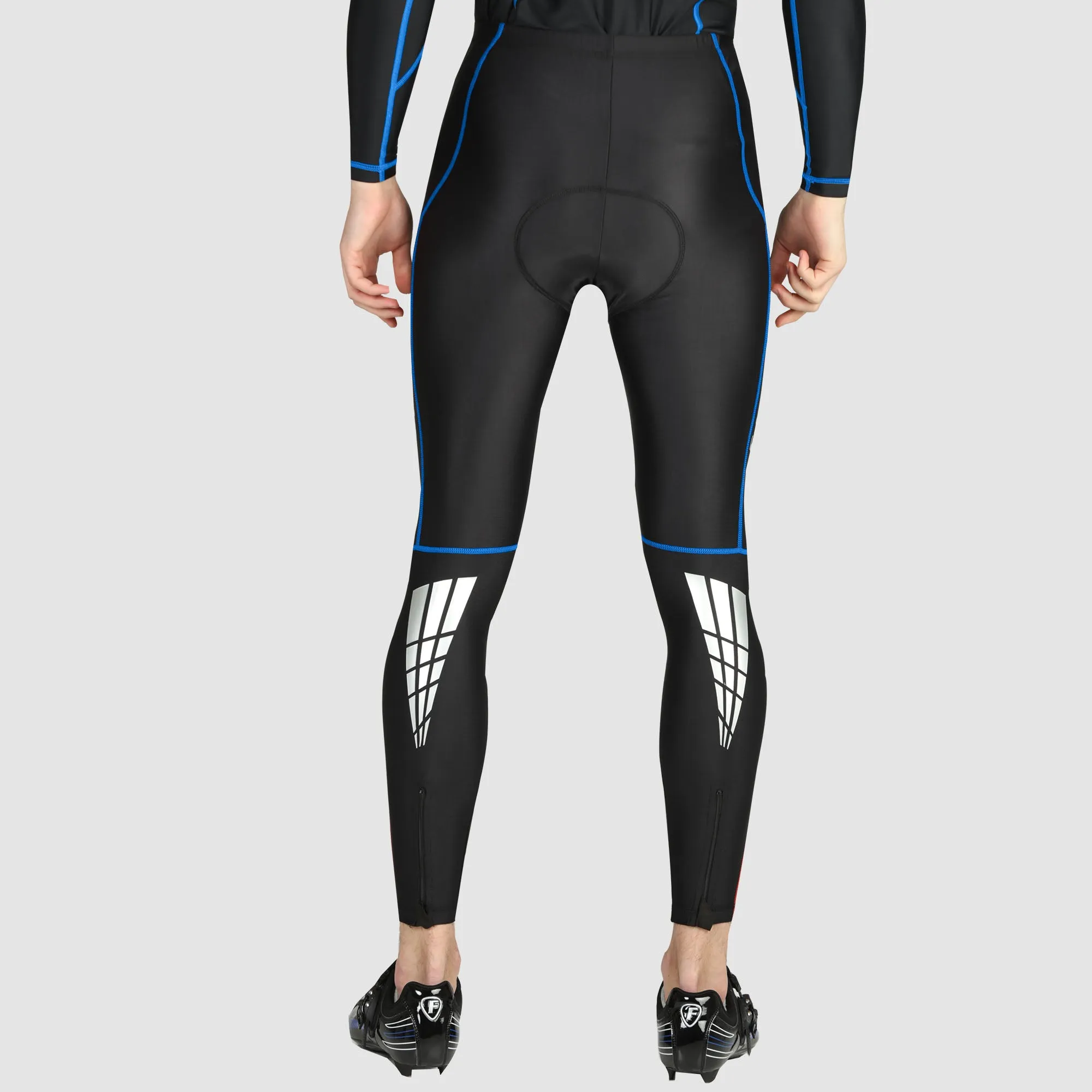 Fdx Heatchaser Blue Men's & Boy's Compression Cycling Tights