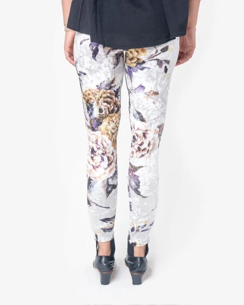 Floral Tights in Floral Print