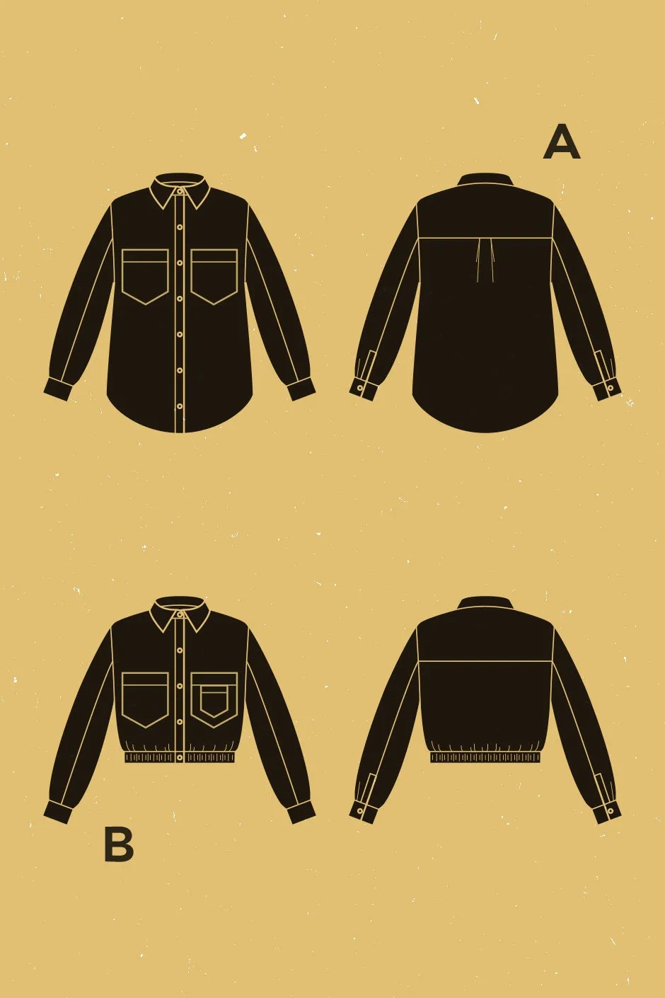 Fougère Overshirt   Jacket Pattern