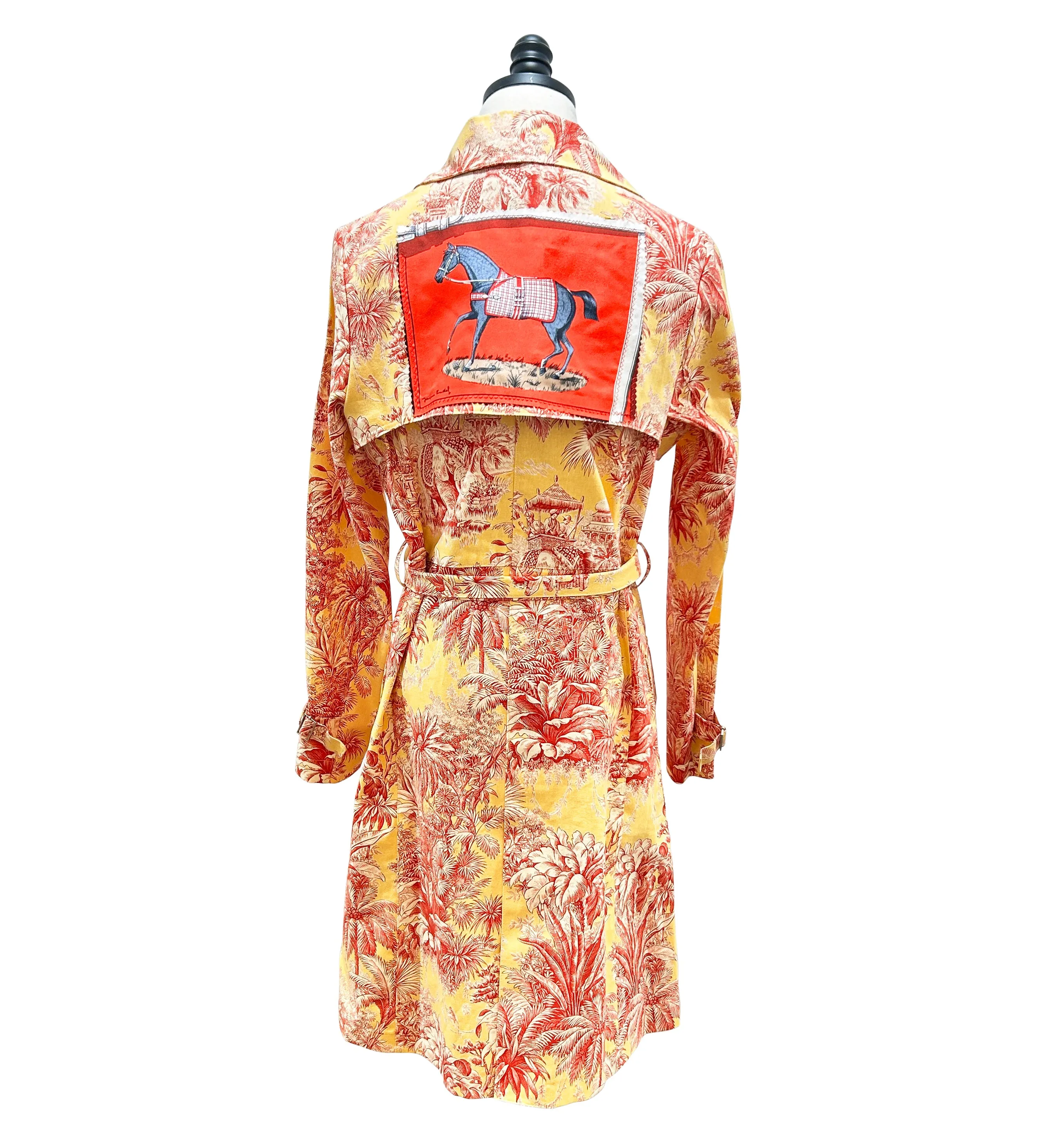 Gabriele Geppert Trench Coat / Yellow Toile
