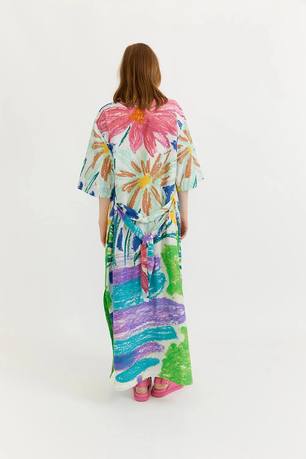 GARY BIGENI | DANTAS TUNIC SHIRT DRESS- PLACEMENT PRINT
